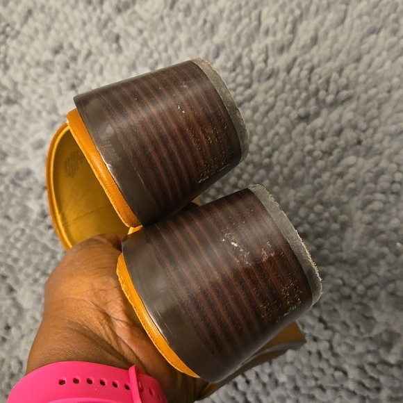 Madewell The Darcy Mule camel Mob Wife Old Money Slip On Clogs Minimalist - Picture 6 of 8